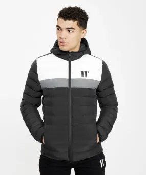 11 DEGREES Chaqueta  Colour Block Space Jacket  color negro-blanco-gris