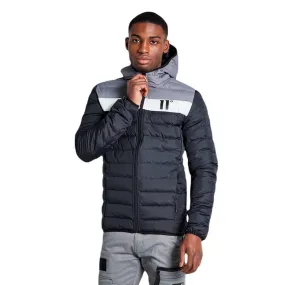 11 DEGREES Chaqueta  COLOUR BLOCK SPACE JACKET  color negro-gris-blanco