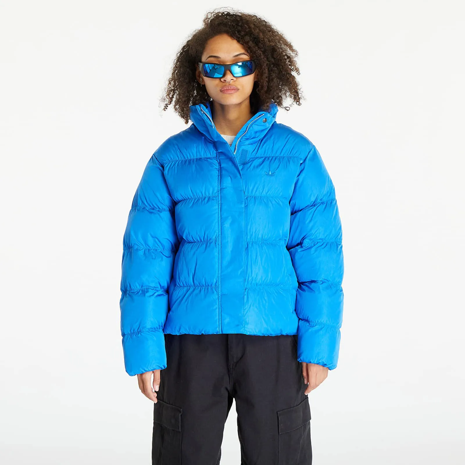 adidas Originals Short Vegan Puffer Jacket "Blue Bird"