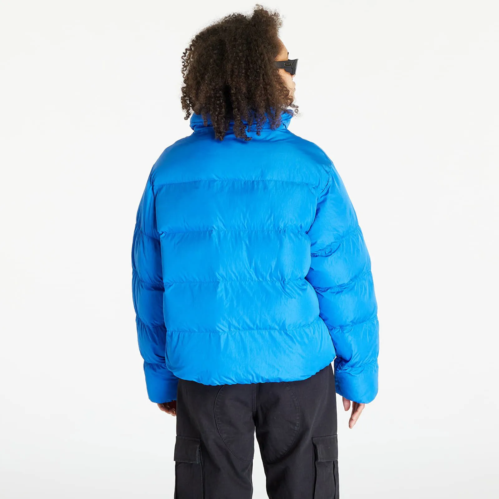 adidas Originals Short Vegan Puffer Jacket "Blue Bird"