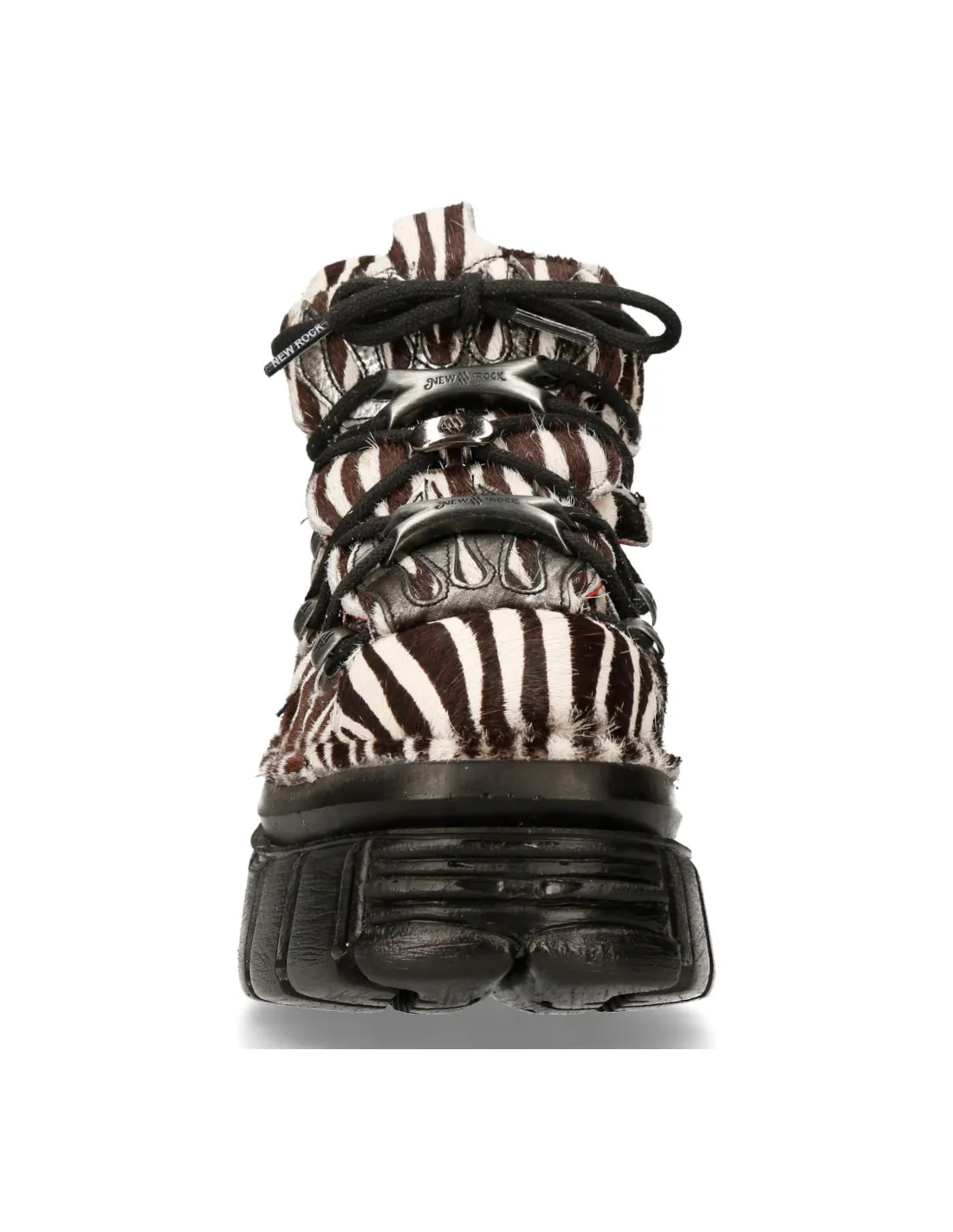 ANKLE BOOT ANIMAL PRINT TOWER WITH LACES M-MET011-C9