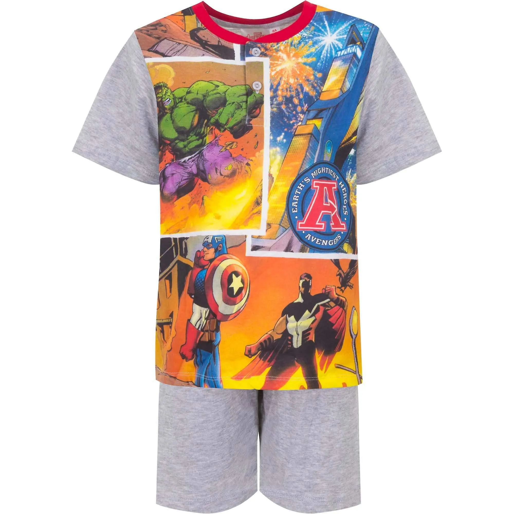 Avengers marvel boys pyjama set ave7260pyj