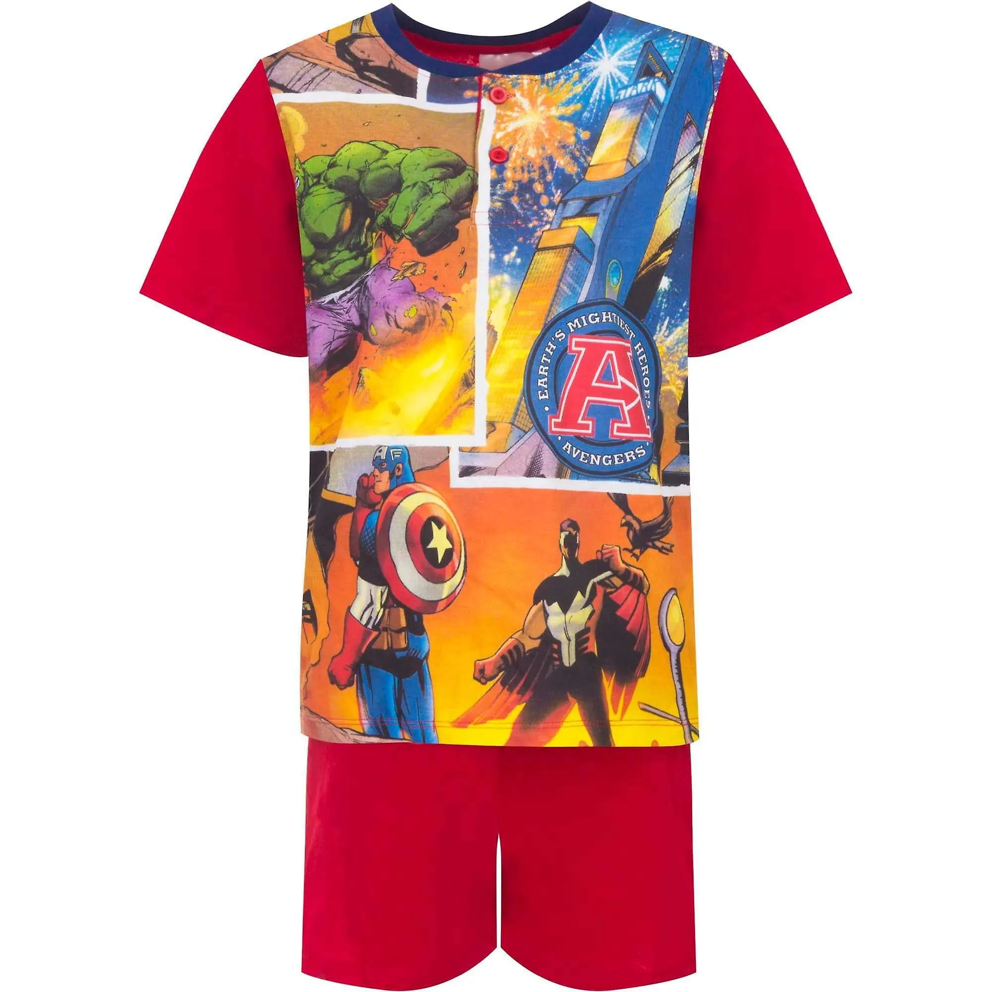 Avengers marvel boys pyjama set ave7260pyj