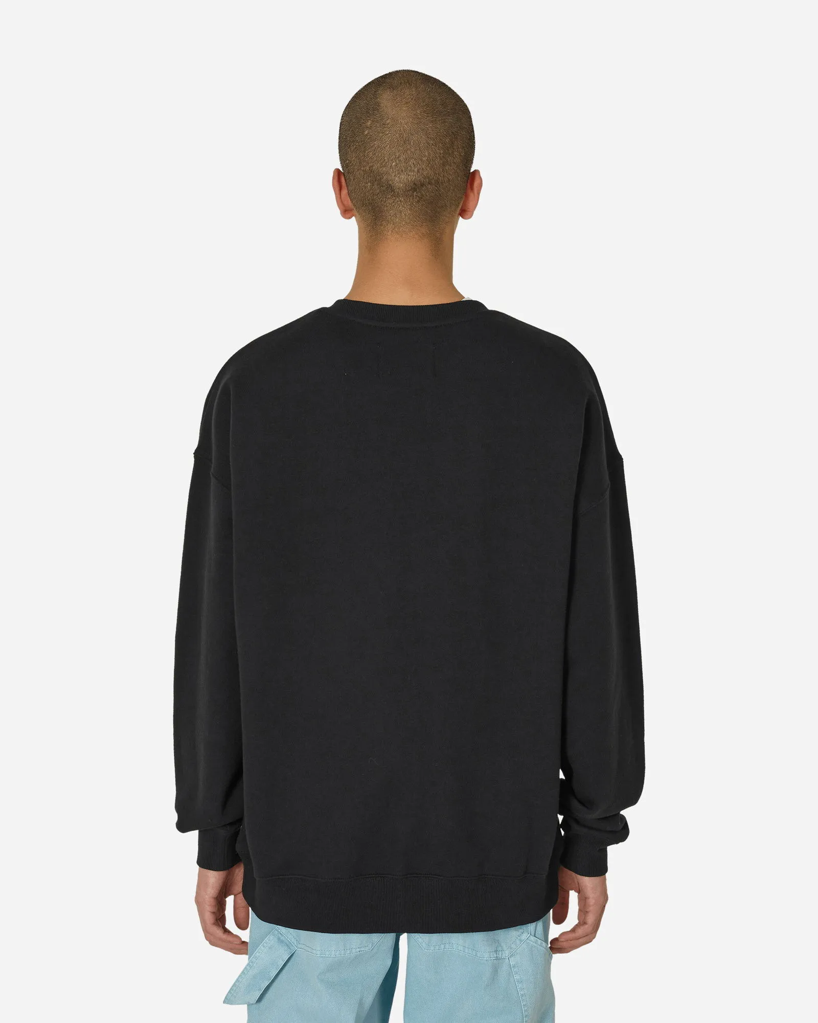 Awake NY Logo Crewneck Sweatshirt Black