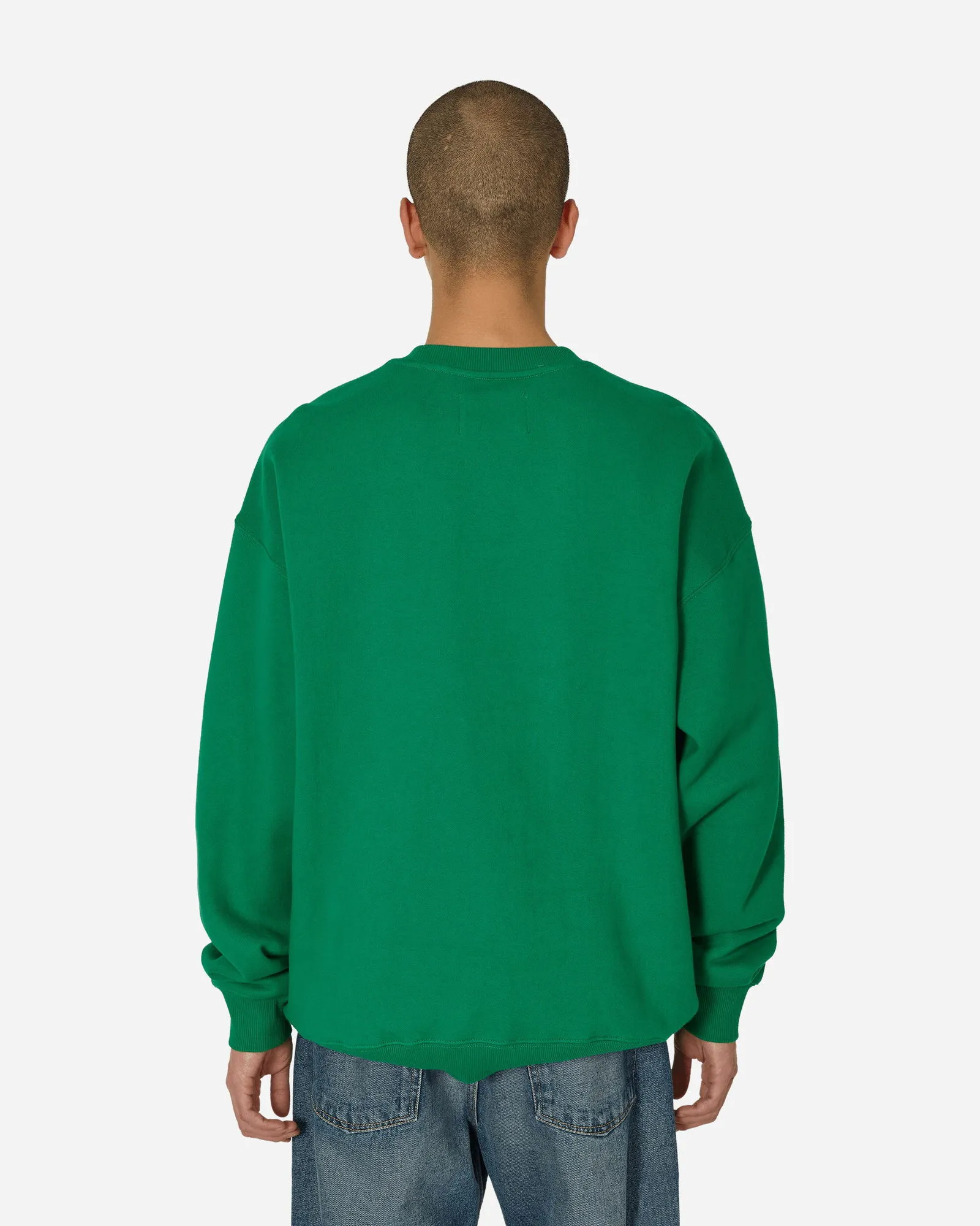 Awake NY Logo Crewneck Sweatshirt Green