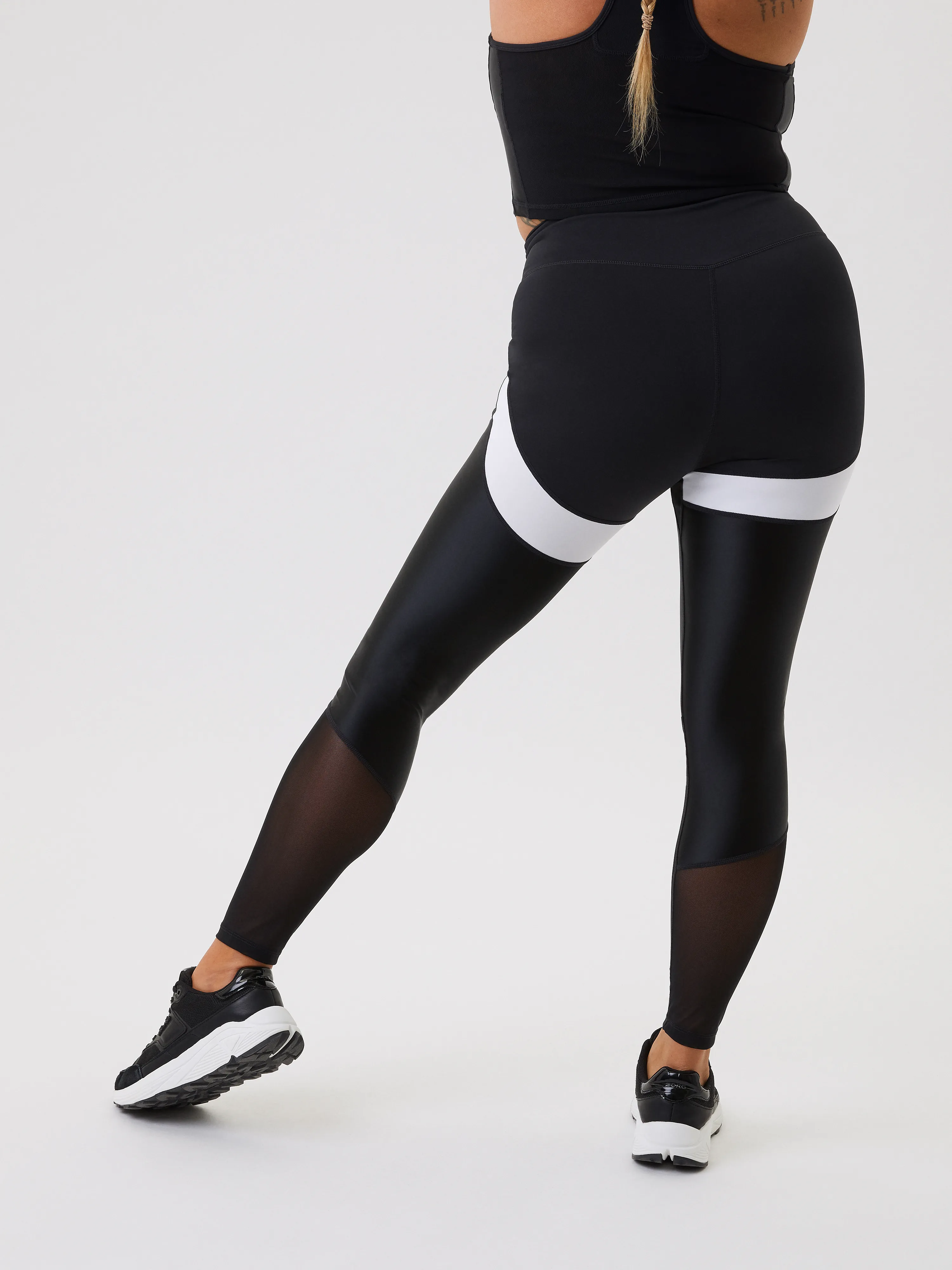 Borg High Waist Swipe Tights