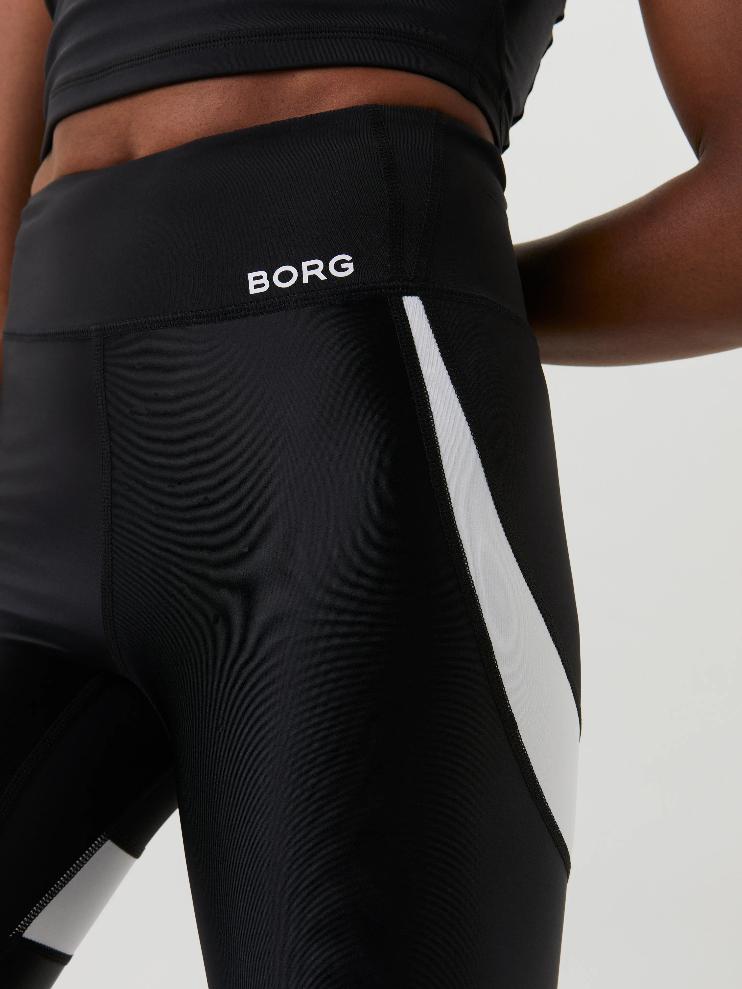 Borg High Waist Swipe Tights