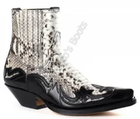 Botín cowboy Sendra piel de serpiente para hombre