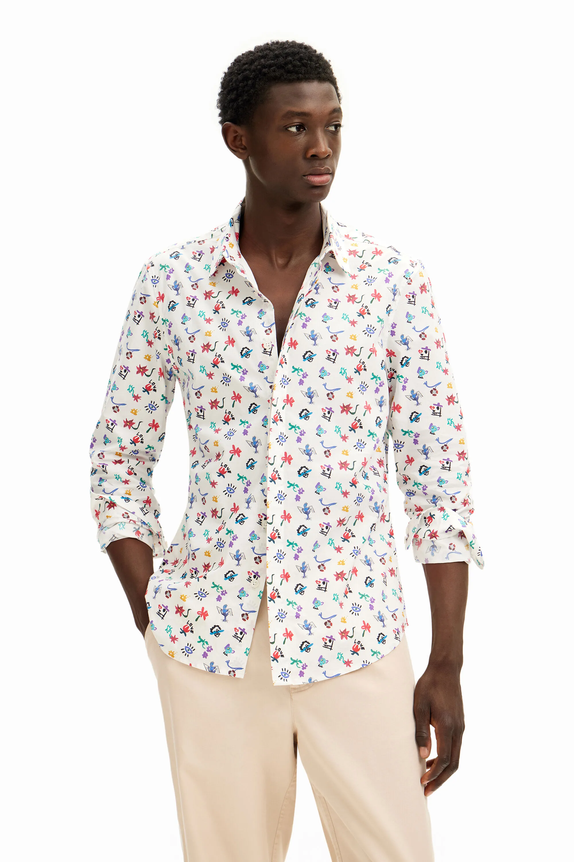 Camisa estampado floral