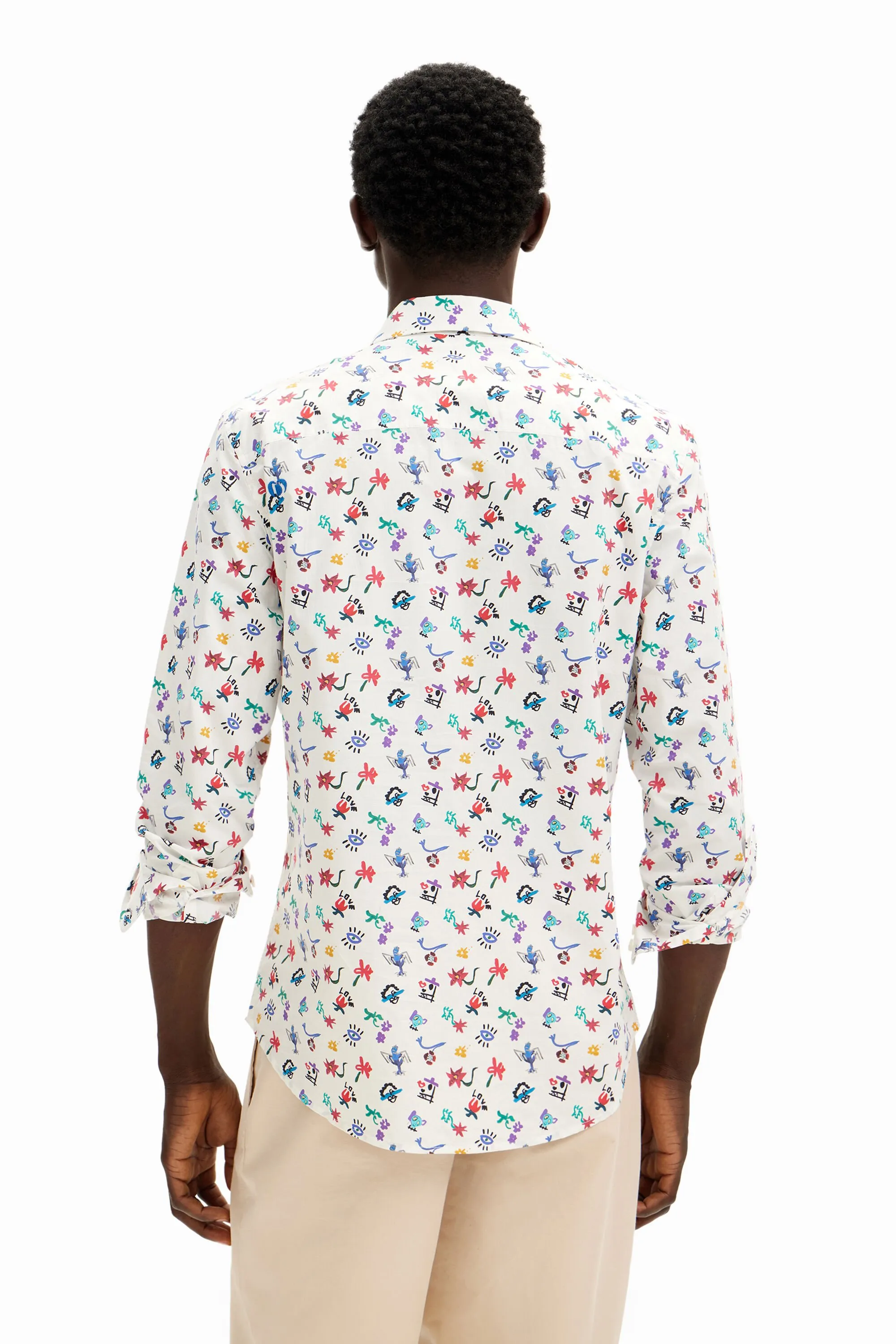 Camisa estampado floral