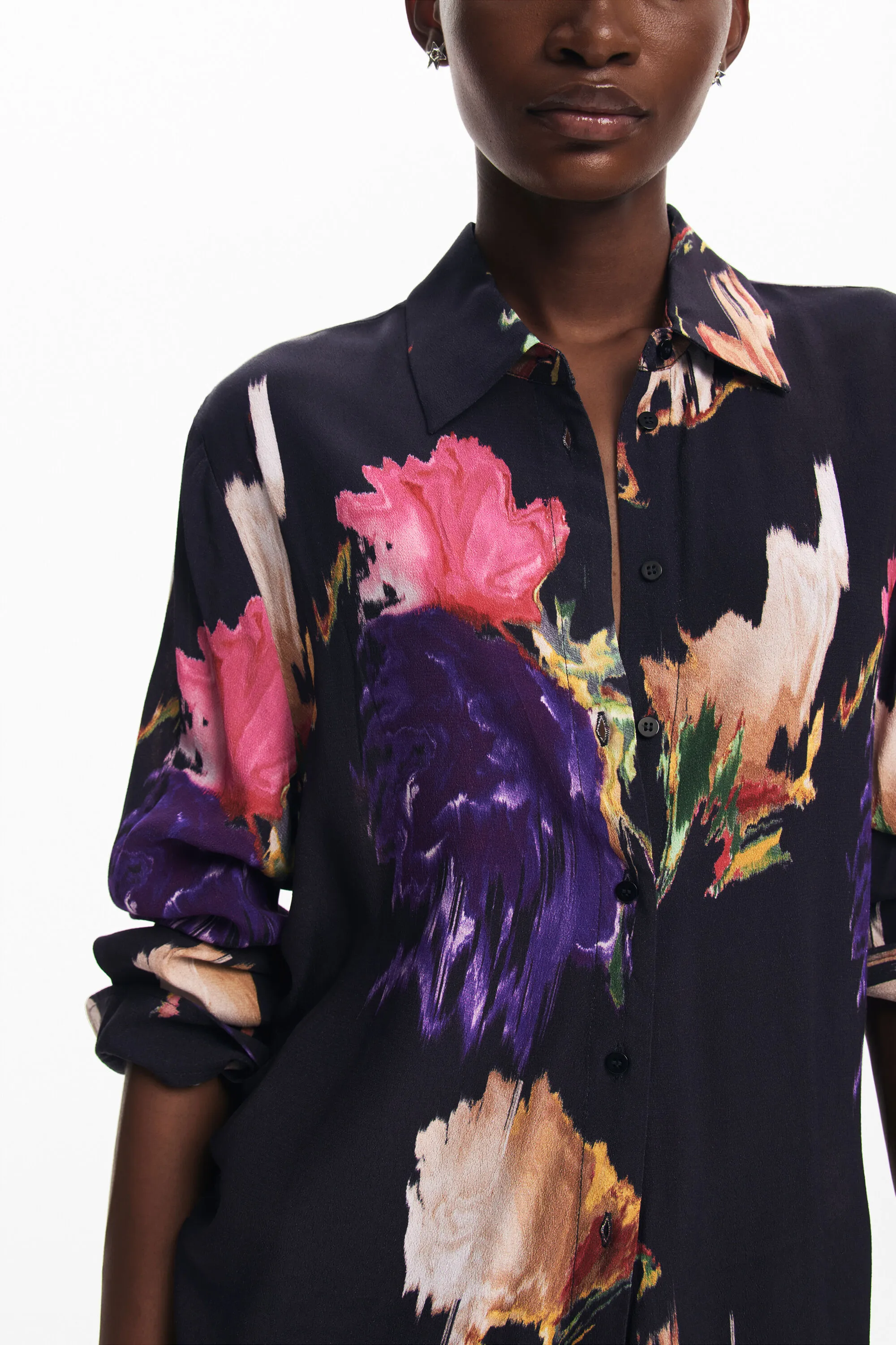 Camisa estampado flores