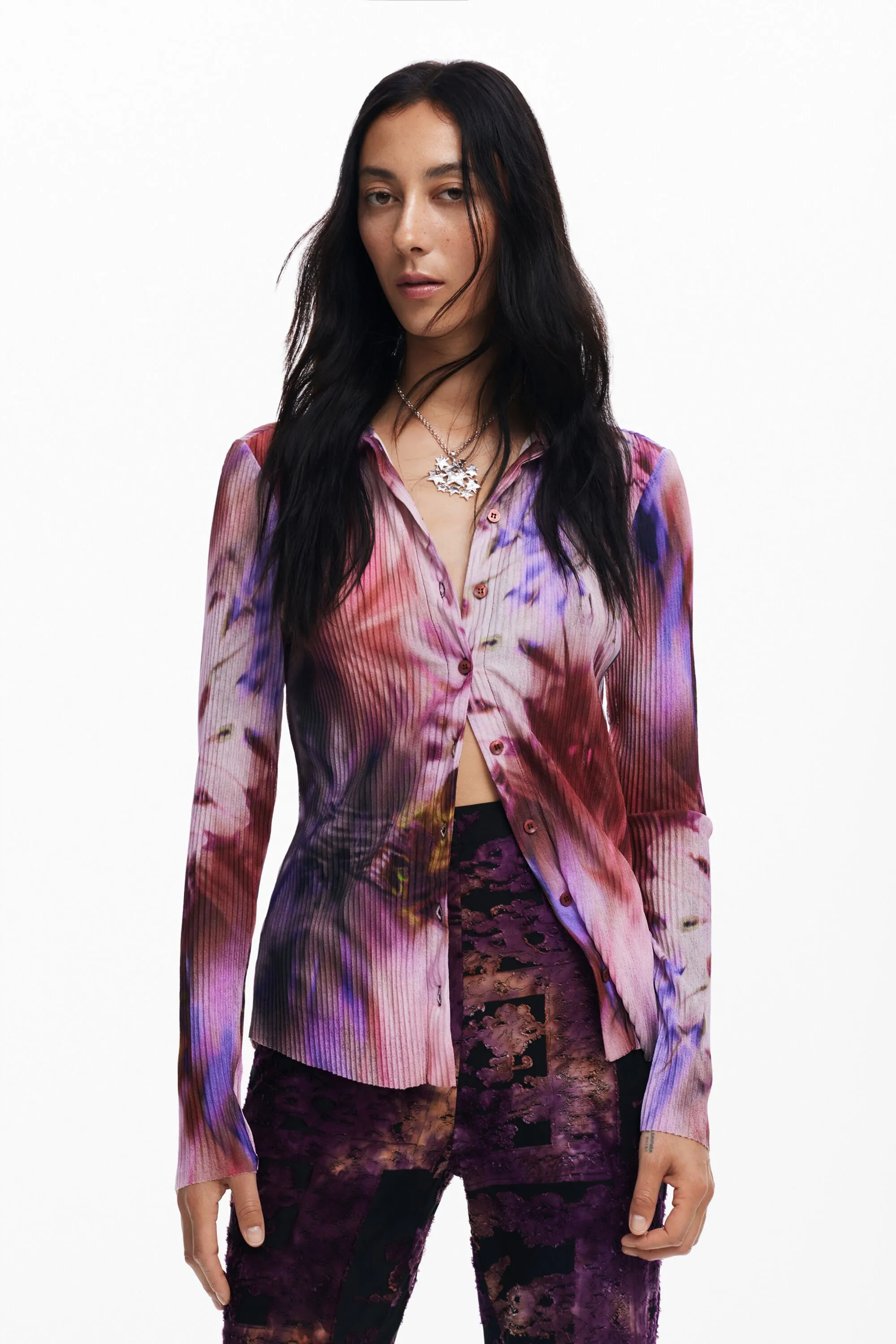 Camisa estampado tie-dye