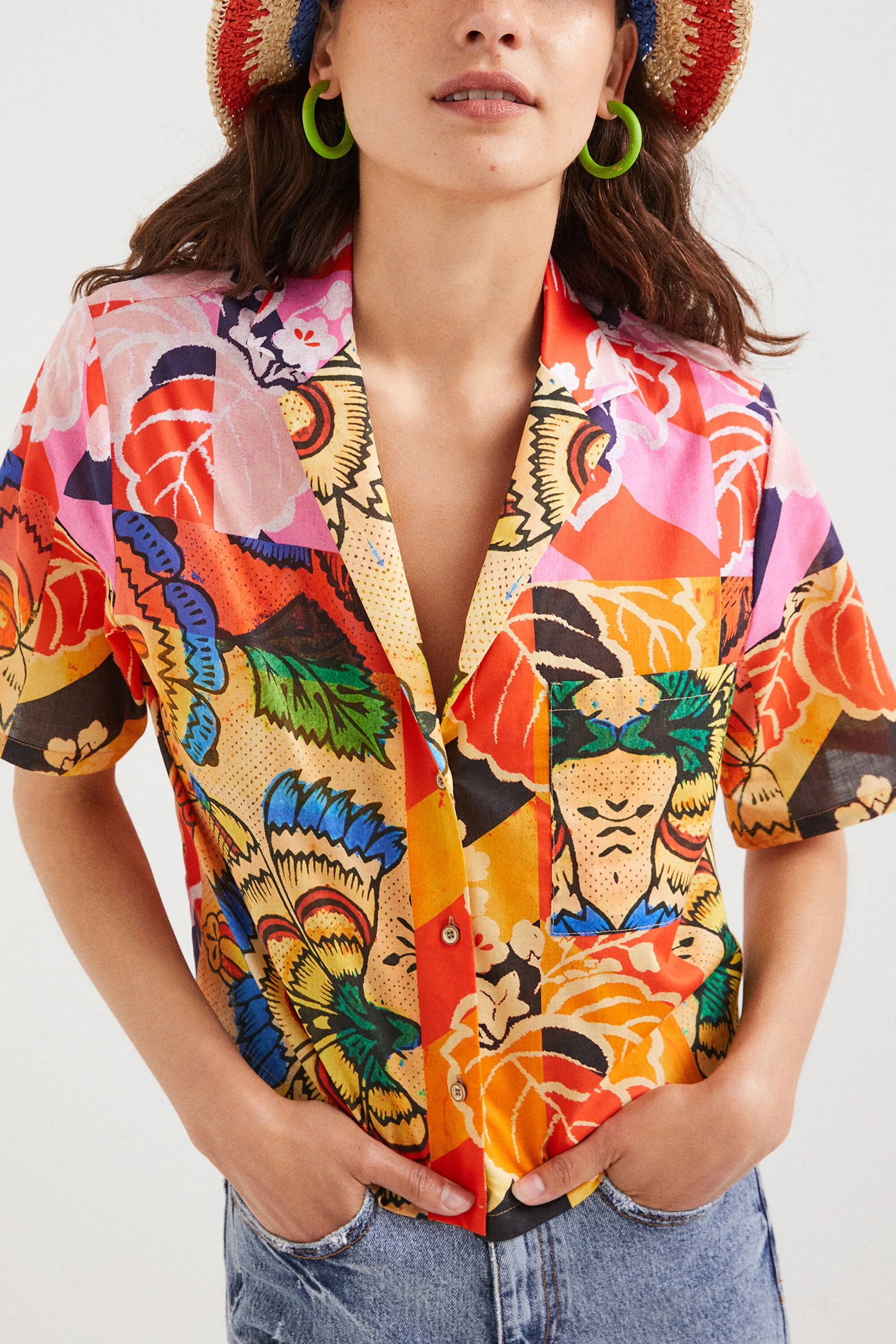 Camisa tropical M. Christian Lacroix