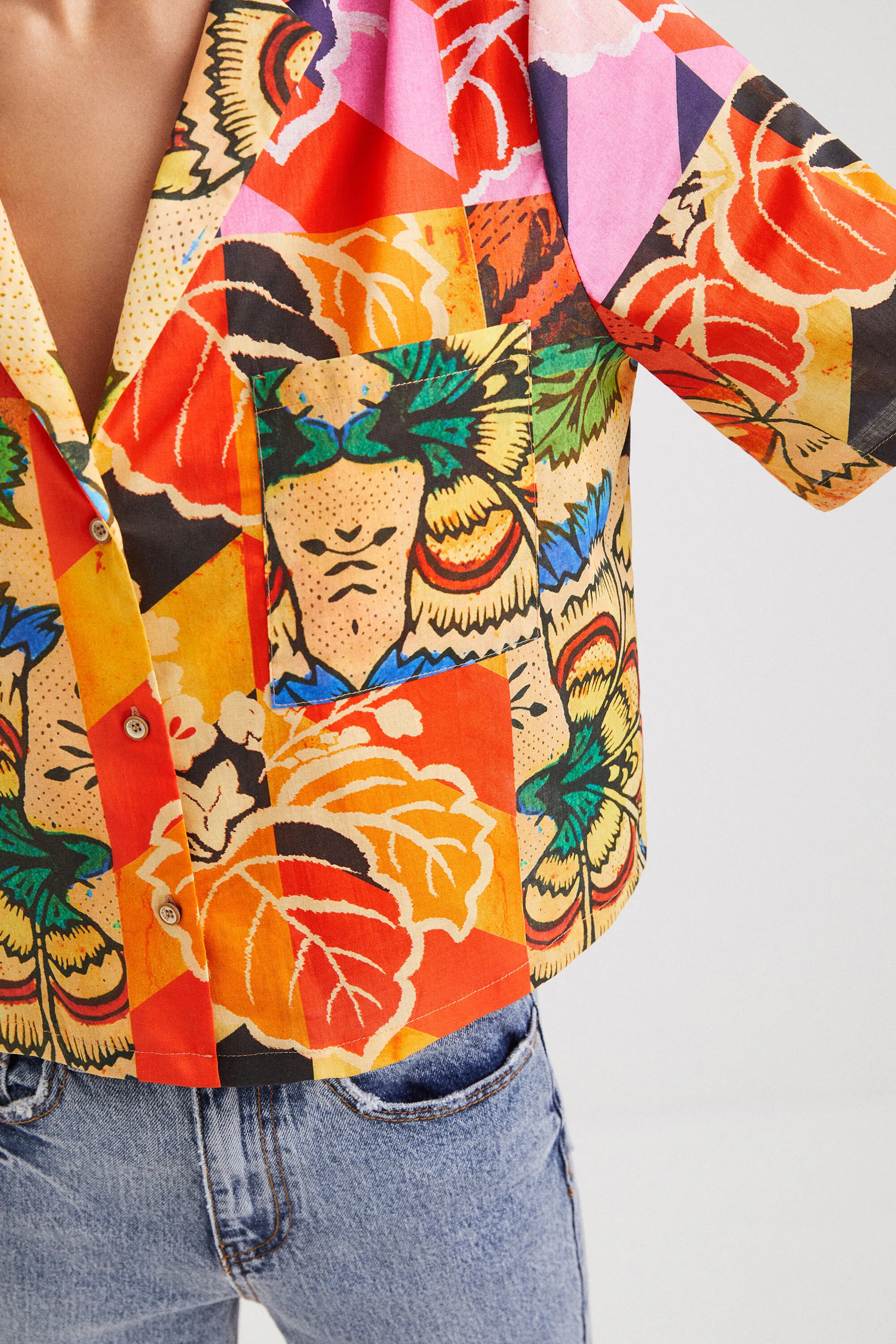 Camisa tropical M. Christian Lacroix