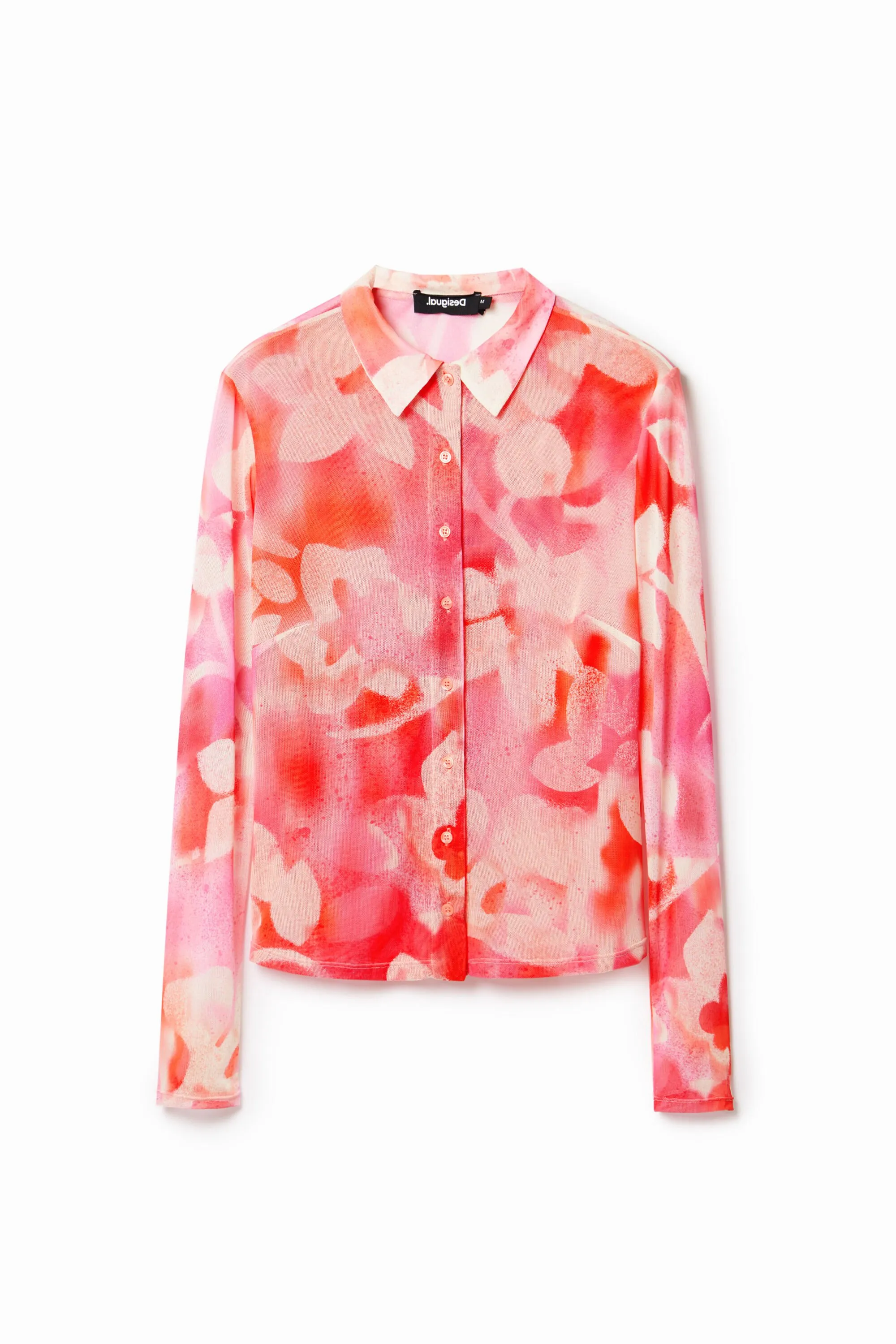 Camisa tul floral