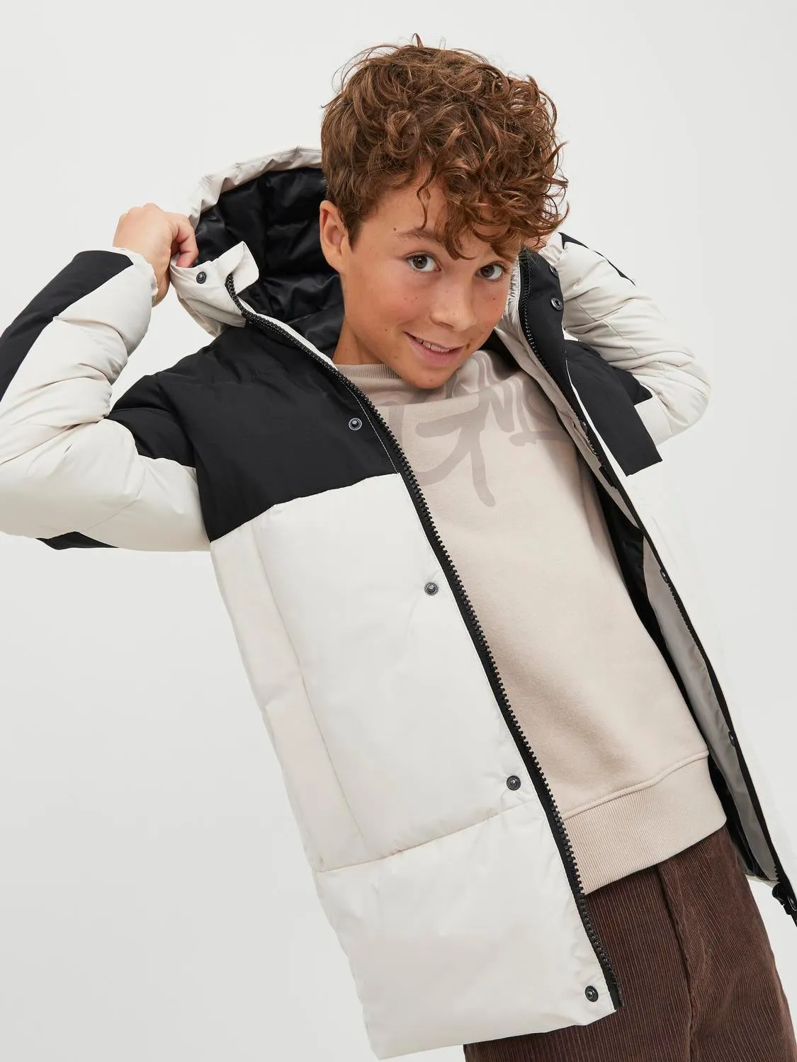 Chaqueta corta acolchada Junior | Beige | Jack & Jones®