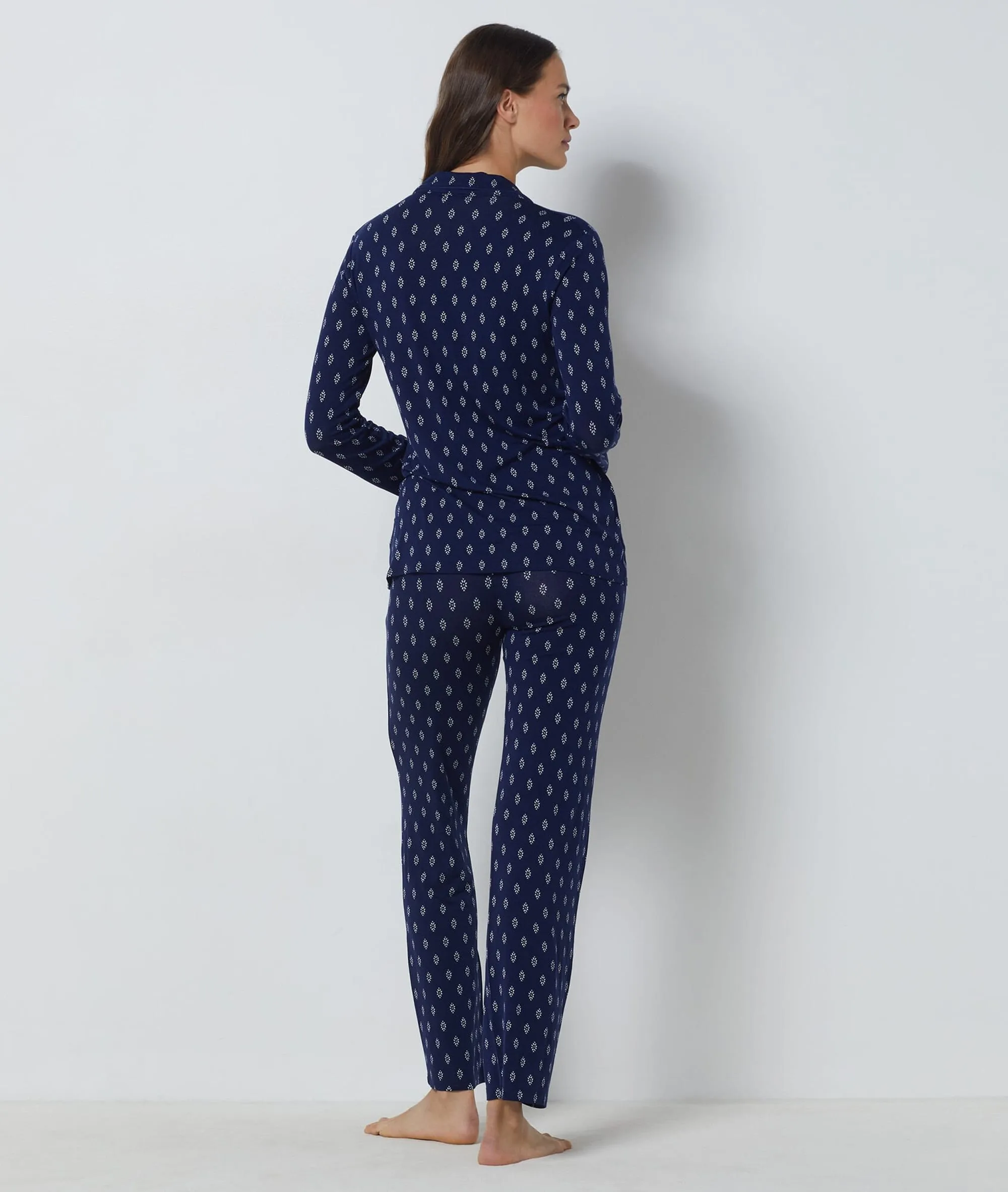 Chemise de pyjama imprimée Stasya MARINE - ETAM