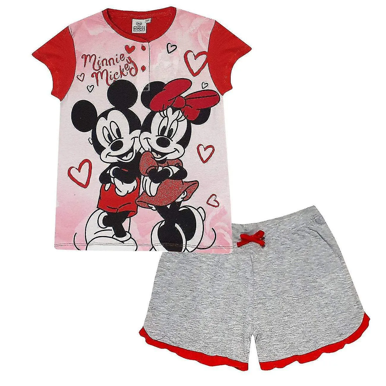 Disney minnie girls pyjama set min7333pyj