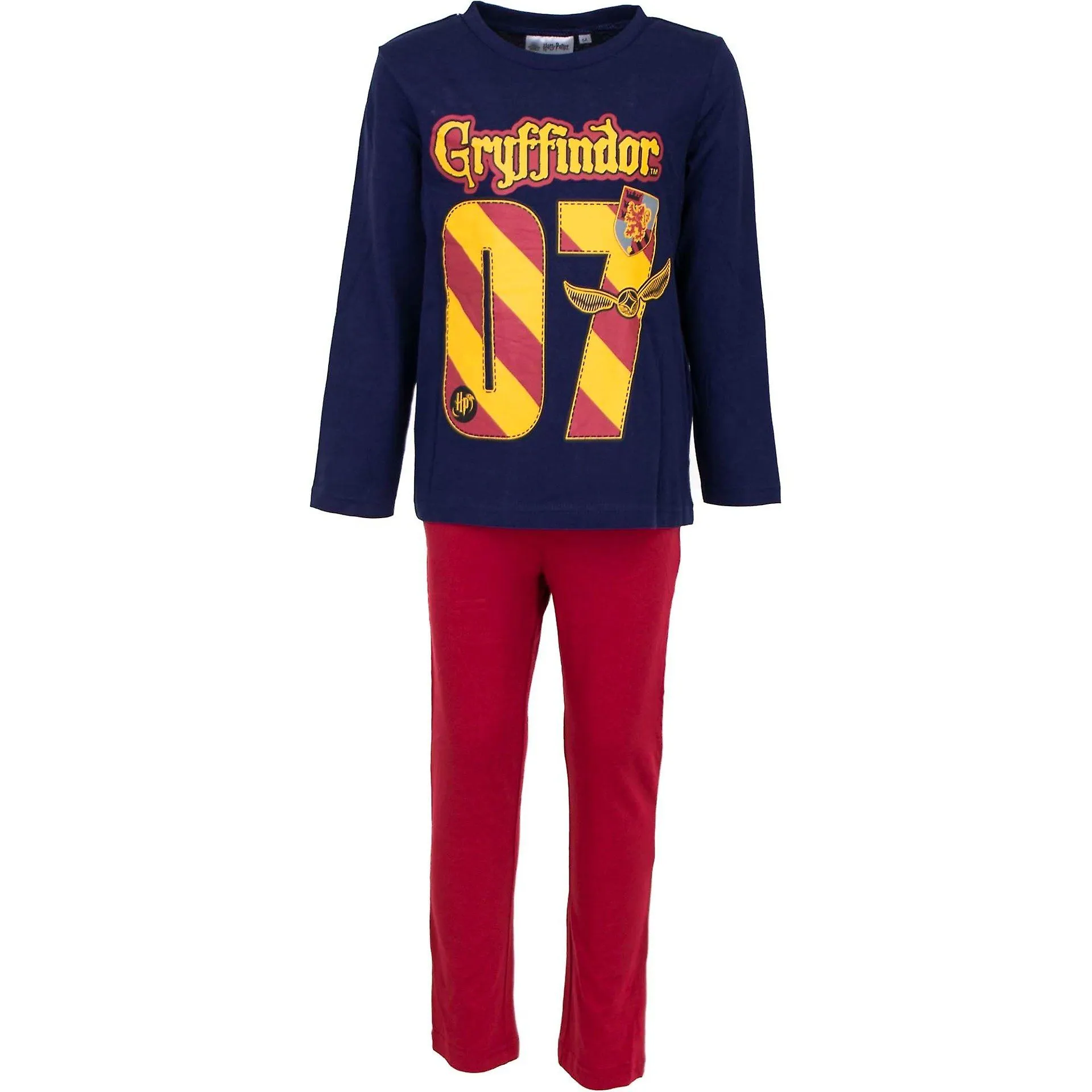 Harry potter kids pyjama long set - gryffindor hp2048pyj