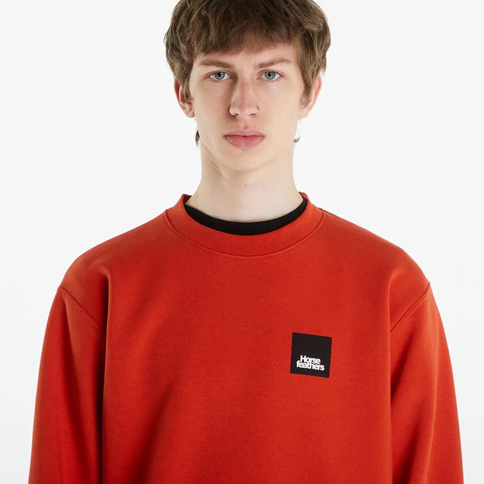 Horsefeathers Dunk Sweatshirt Orange Rust