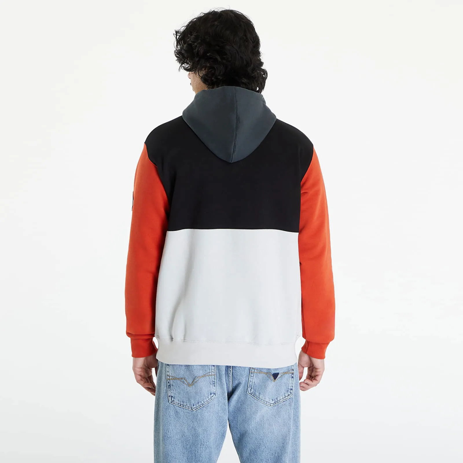 Horsefeathers Milo Sweatshirt Black/ Orange Rust