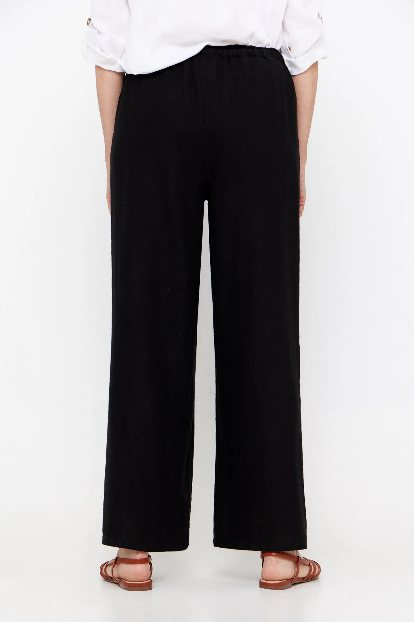 Linen pyjama trousers