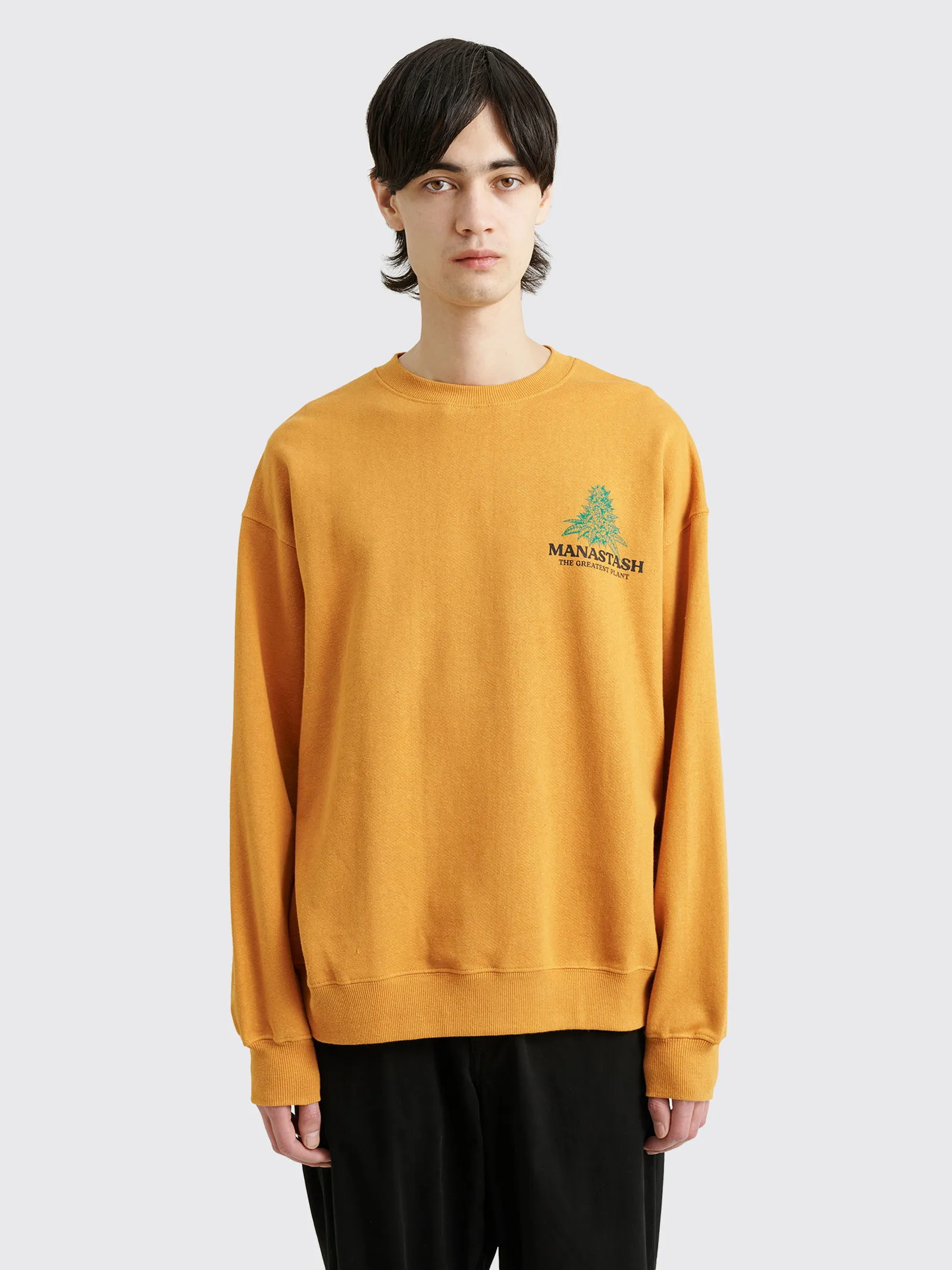 Manastash Cascade Sweatshirt “The Greatest Plant” Mango