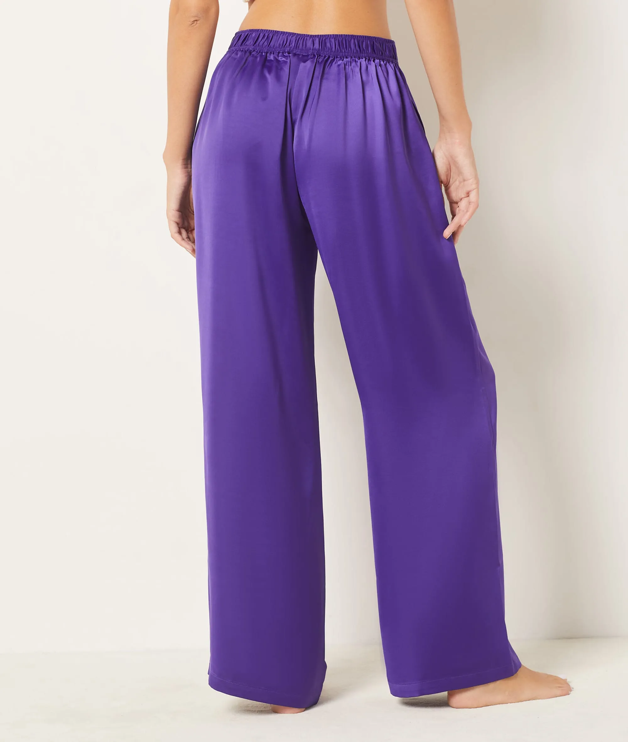 Pantalon de pyjama satiné ELY VIOLET - ETAM