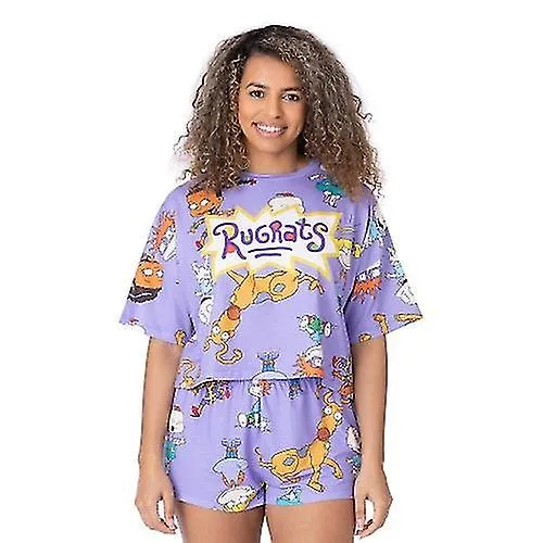 Rugrats Womens/Ladies All-Over Print Short Pyjama Set