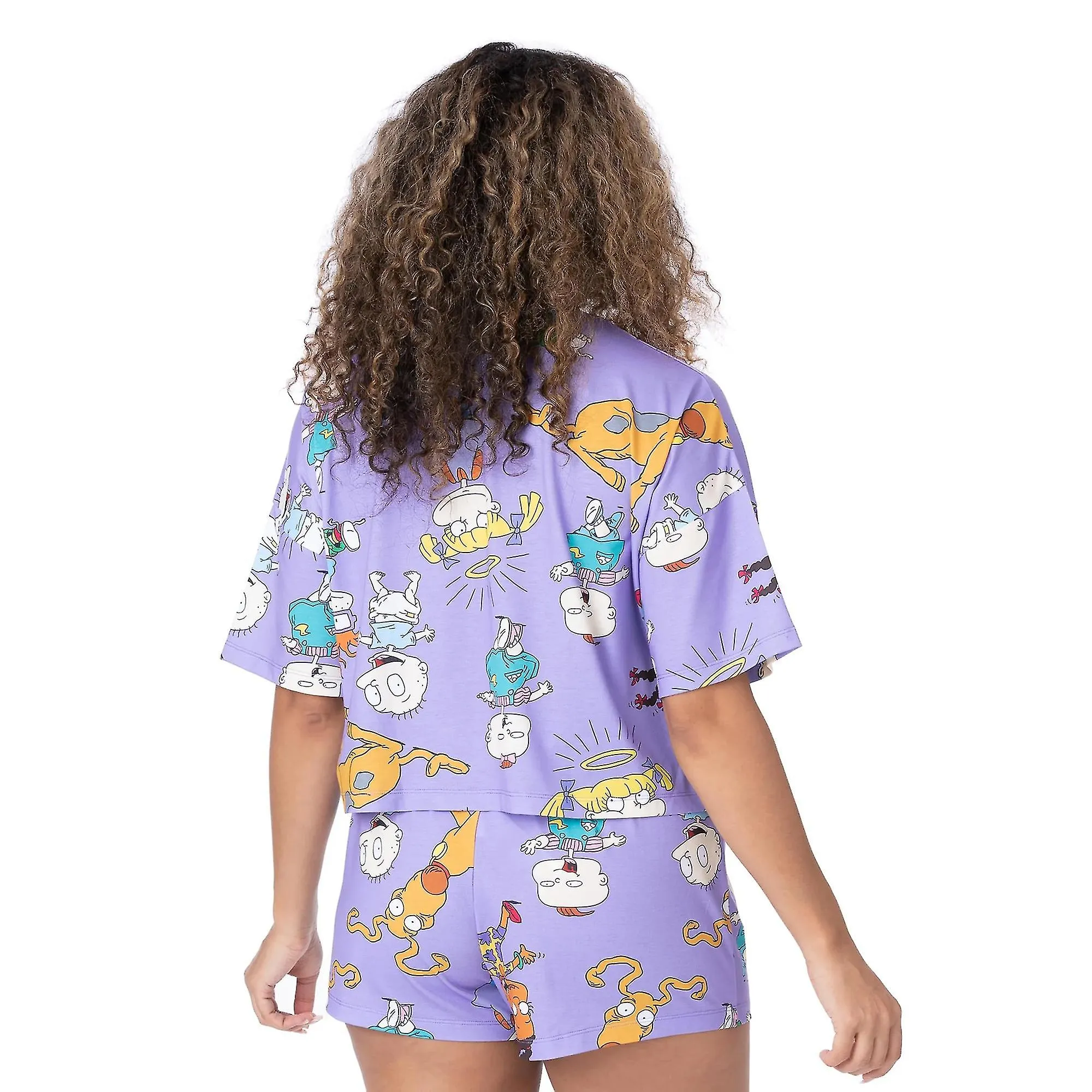 Rugrats Womens/Ladies All-Over Print Short Pyjama Set