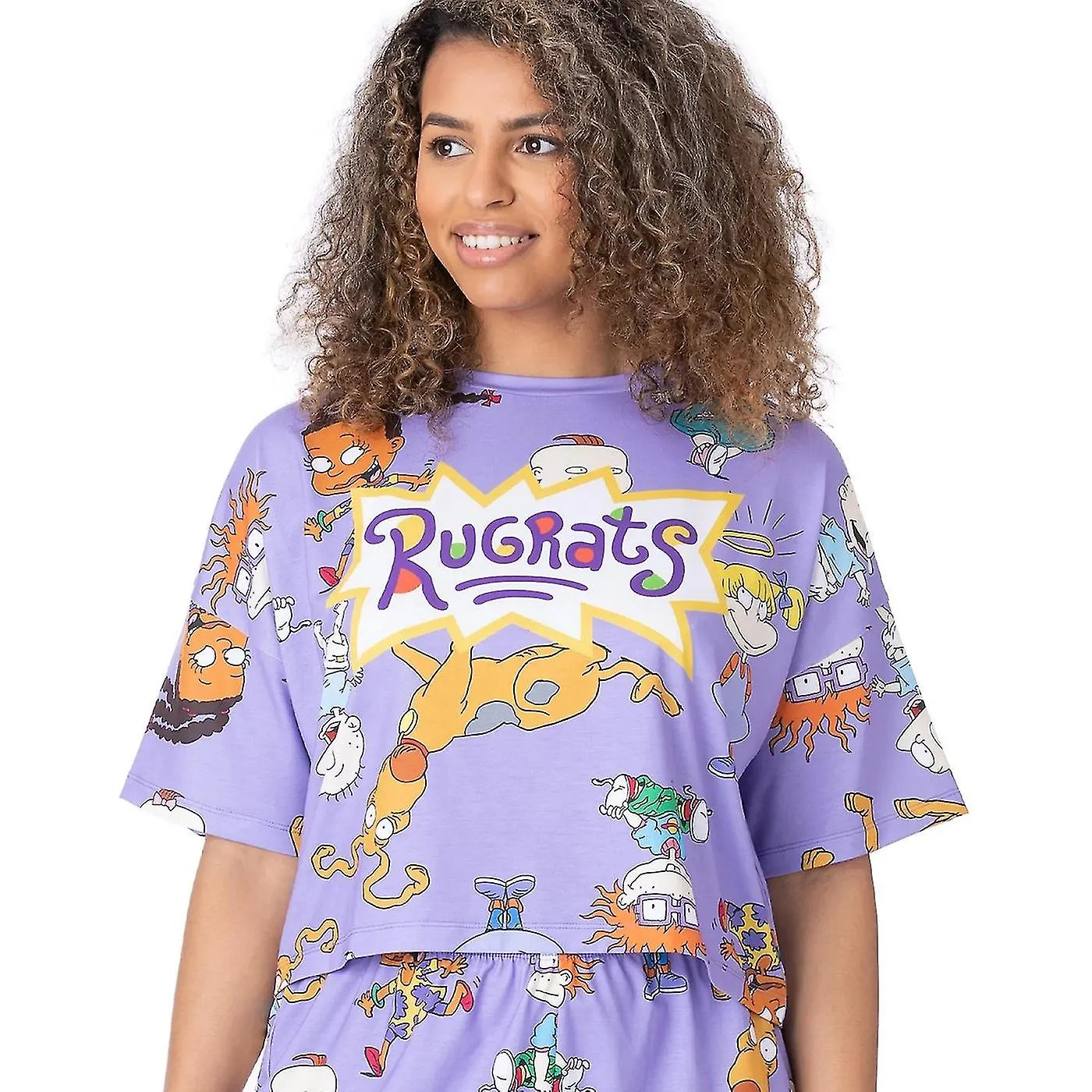 Rugrats Womens/Ladies All-Over Print Short Pyjama Set