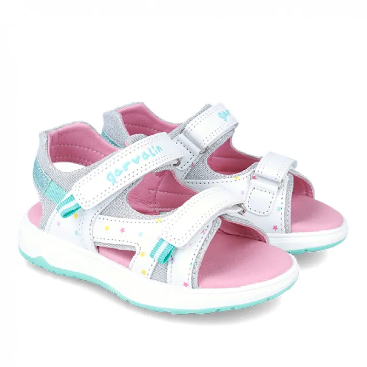 SANDALIAS GARVALIN DE NIñA BLANCO 242853A