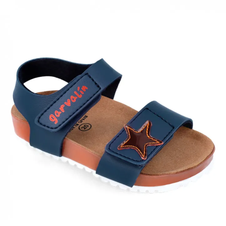 SANDALIAS GARVALIN DE NIñO AZUL MARINO 242466A