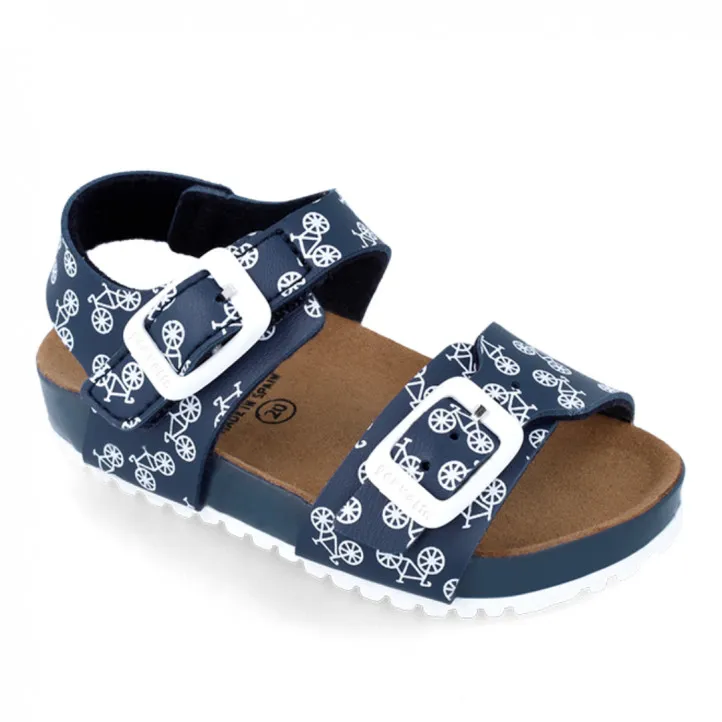 SANDALIAS GARVALIN DE NIñO AZUL MARINO 242467A