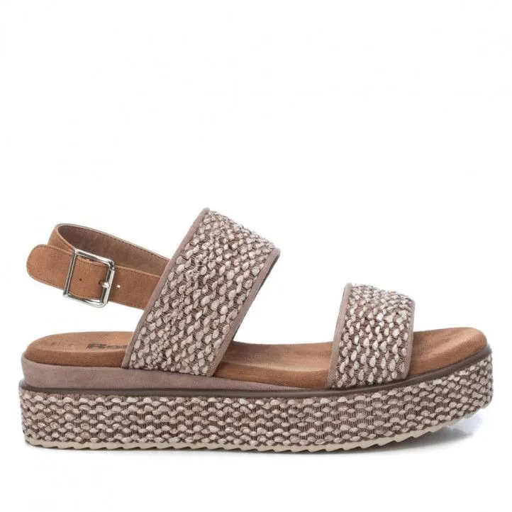 Sandalias plataformas Refresh 07265102 taupe