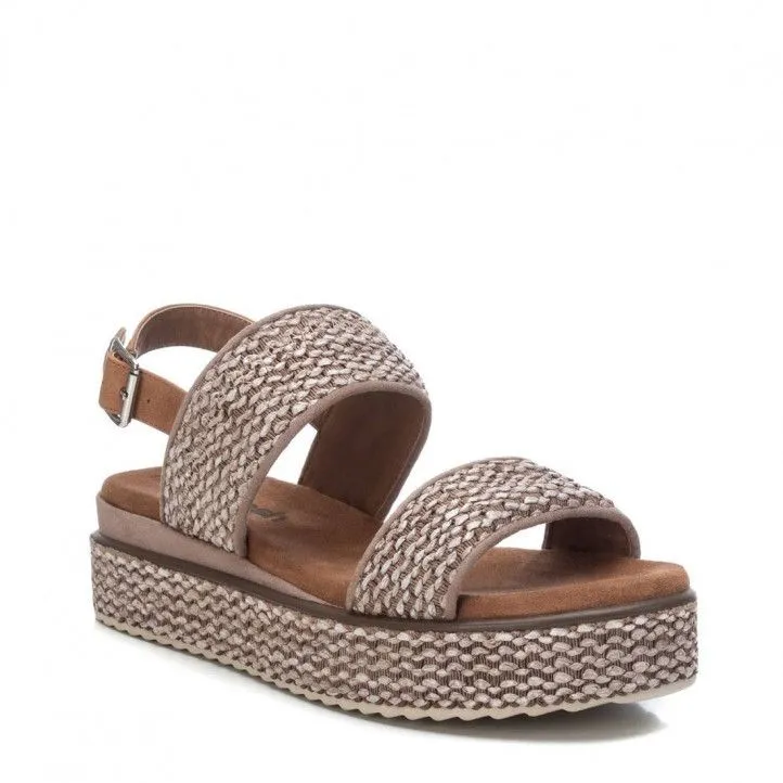 Sandalias plataformas Refresh 07265102 taupe