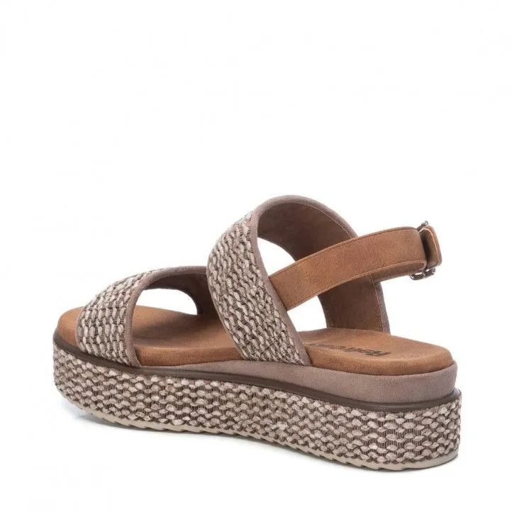 Sandalias plataformas Refresh 07265102 taupe