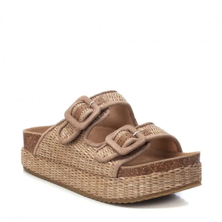 Sandalias plataformas Xti 07283502 taupe