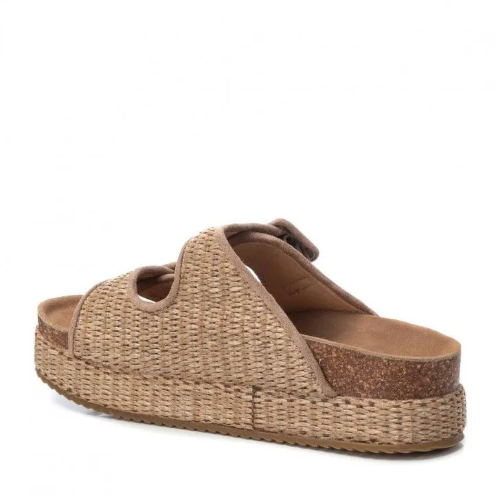 Sandalias plataformas Xti 07283502 taupe