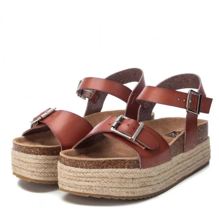 Sandalias plataformas Xti 3557602 camel