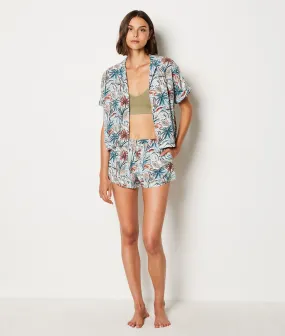 Short de pyjama imprimé palmier SOFI MULTICOLORE - ETAM