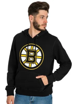 sudadera 47 Brand NHL Boston Bruins Imprint '47 Helix Pullover Hood - Jet Black - men´s