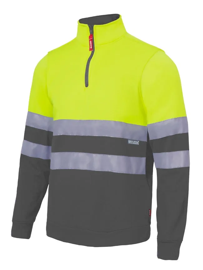 SUDADERA BICOLOR CREMALLERA AV