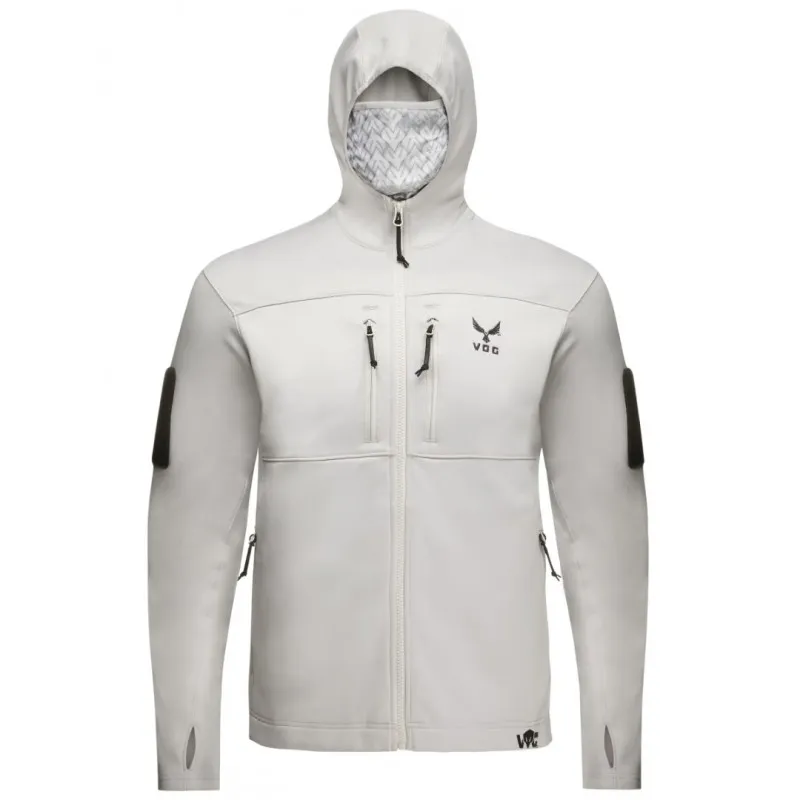 Sudadera Polar HELIOS blanca grisácea