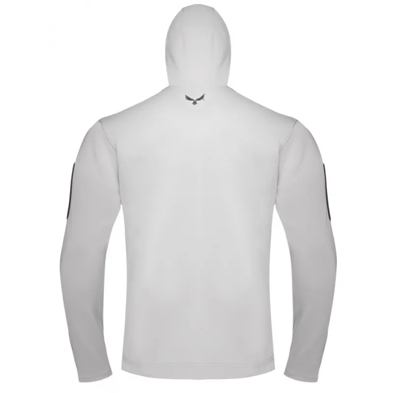 Sudadera Polar HELIOS blanca grisácea