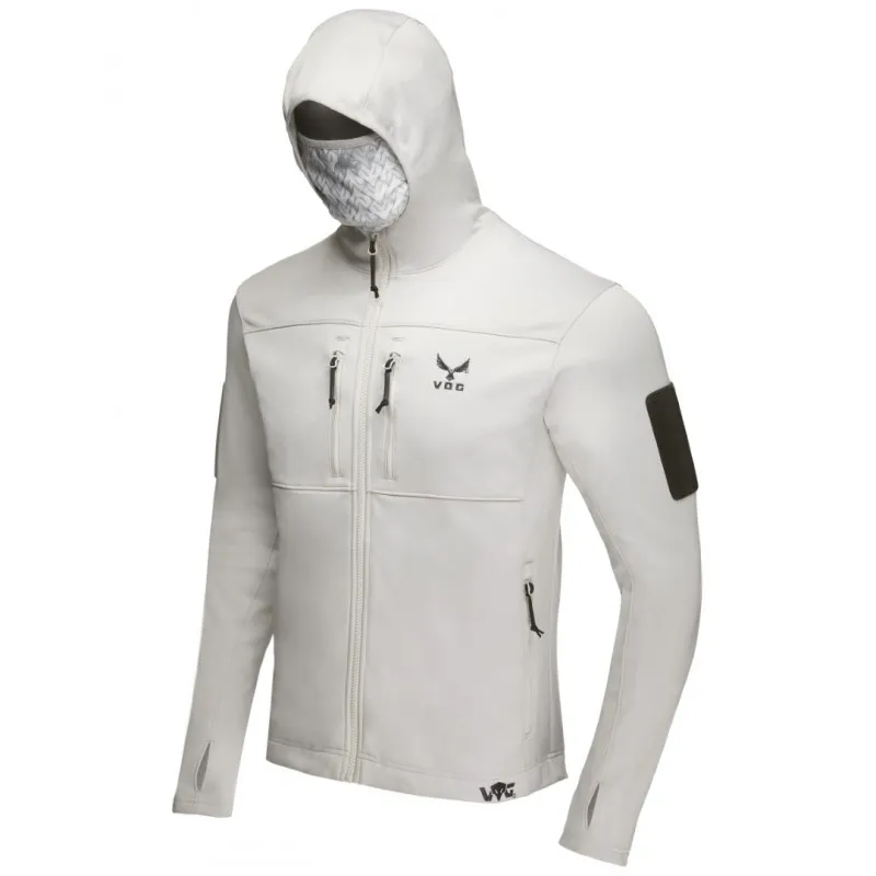 Sudadera Polar HELIOS blanca grisácea