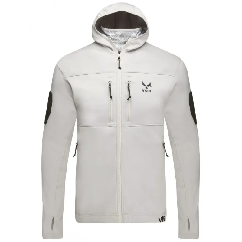 Sudadera Polar HELIOS blanca grisácea