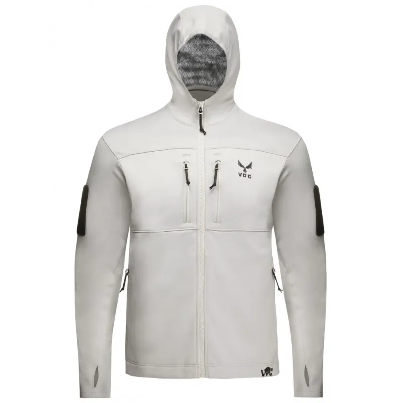 Sudadera Polar HELIOS blanca grisácea