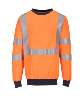 Sudadera RIS resistente a la llama de alta visibilidad naranja PORTWEST FR703