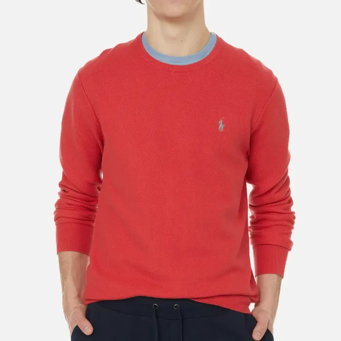 Sueter – Polo Ls Txt Cn Pp-Long Sleeve-Pullover Starboard Red